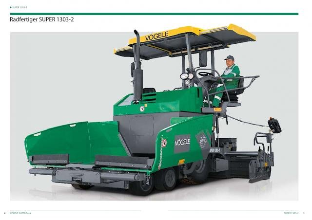 Asphalt pavers Vogele Super 1303-2