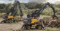 Volvo CE Wheeled Excavator EW200E Material Handler