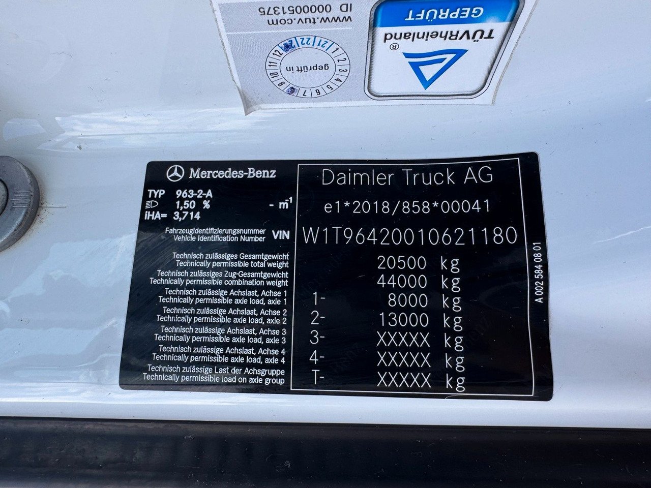 Agent TA 3518 J 1500