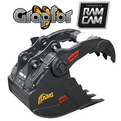 AMI Attachments Graptor® Rake Powered By RAMCAM®