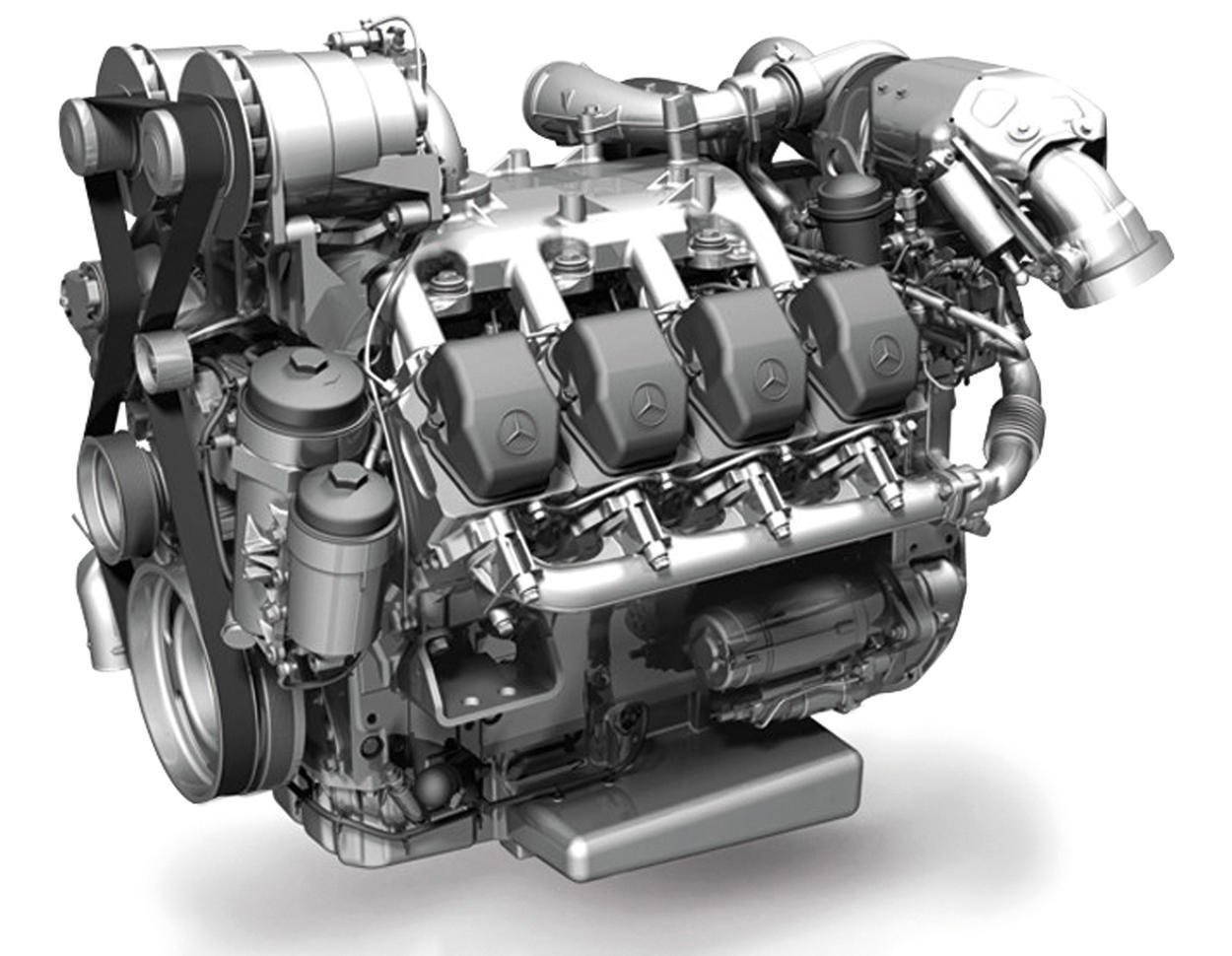 Heavy-duty on-road engines Greenkraft V8