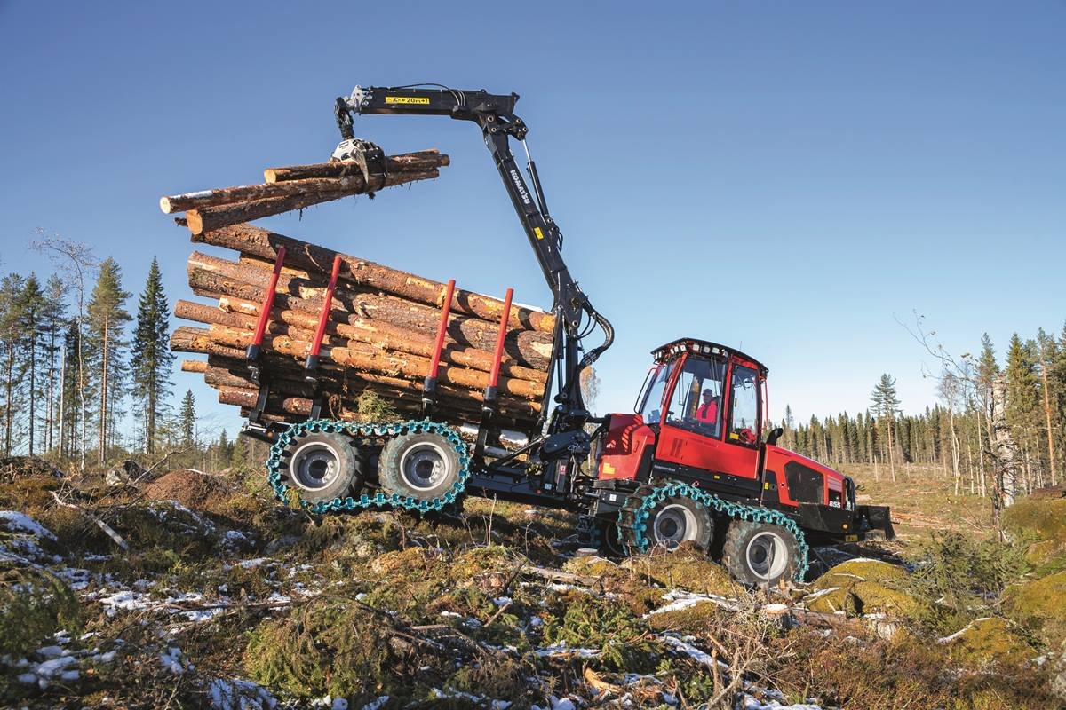 Forestry machine Komatsu XF 855-2