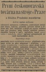První Českomoravská Továrna Na Stroje Praga MN