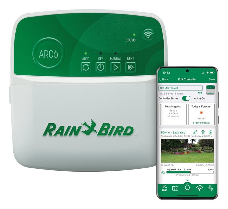 Turf irrigation Rain Bird ARC Series Smart Irrigation Controllers - International