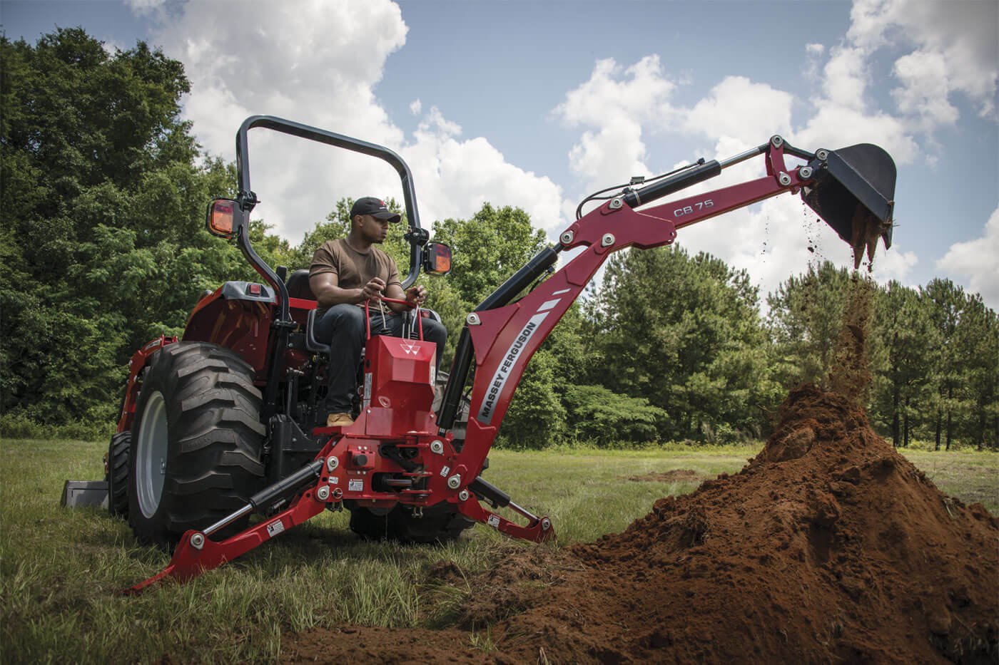 Excavator Torpedo GTR 75 backhoe