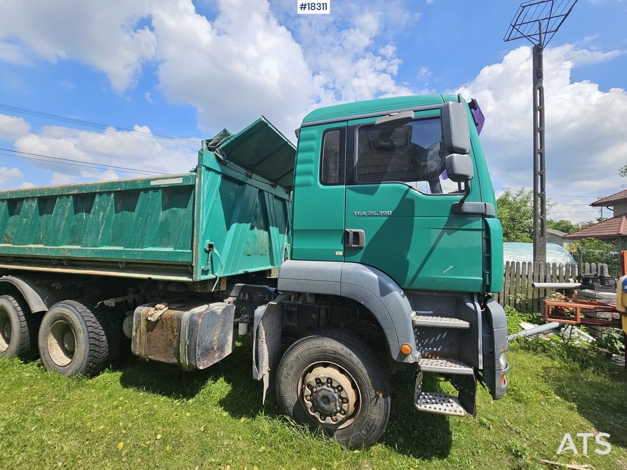 Truck MAN TGA 26.390-6X4H-BL/480+135