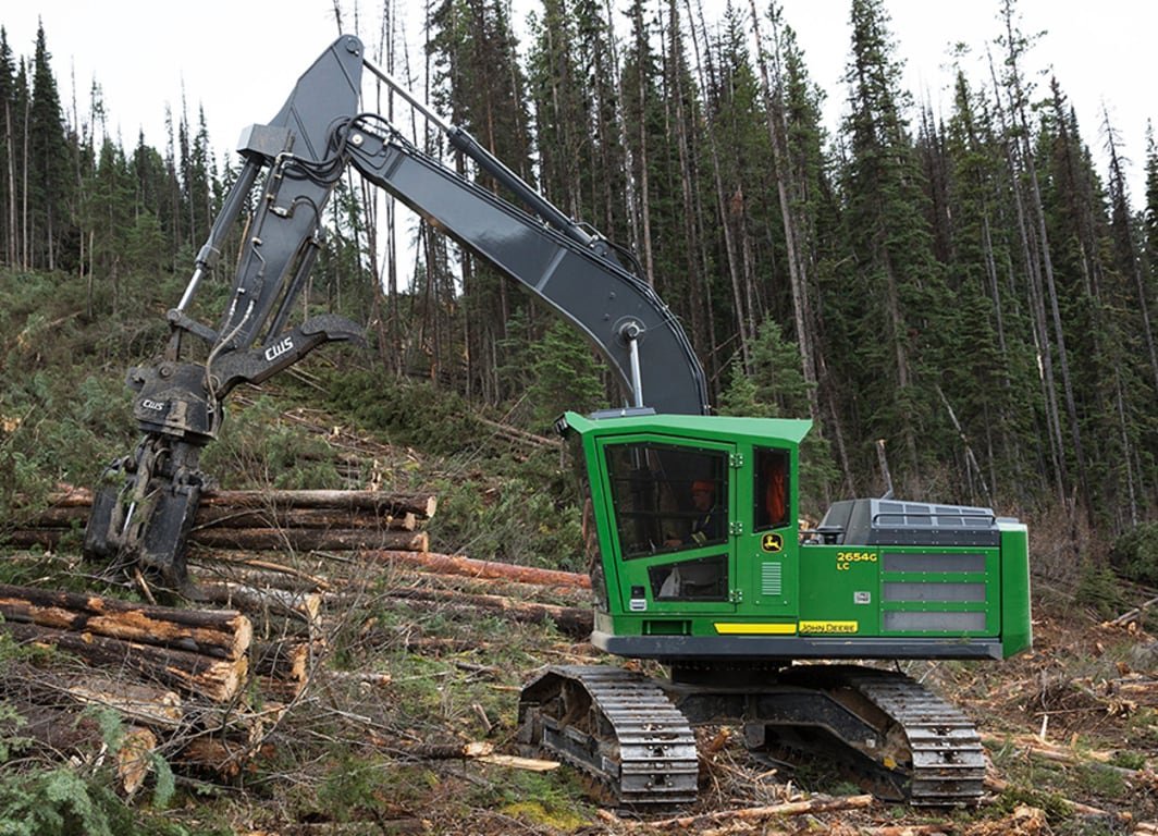 Materialumschlag John Deere 2654G