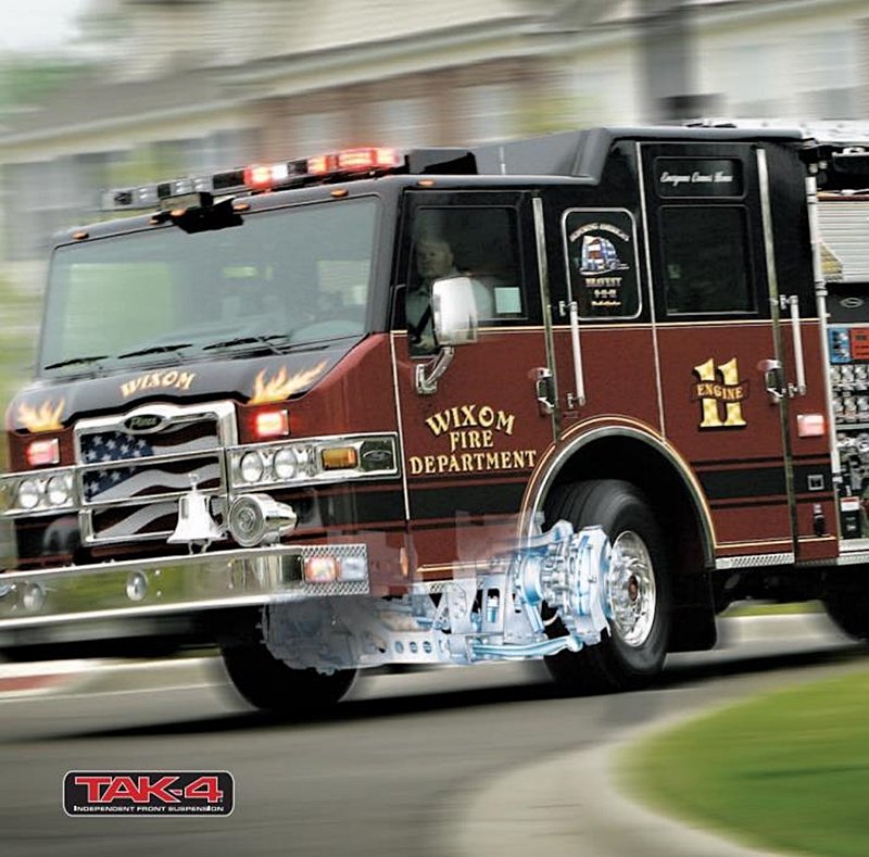 Truck Oshkosh Pierce Custom Chassis