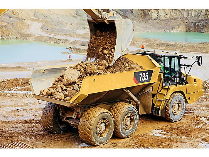 Bergbaumaschine Caterpillar 735