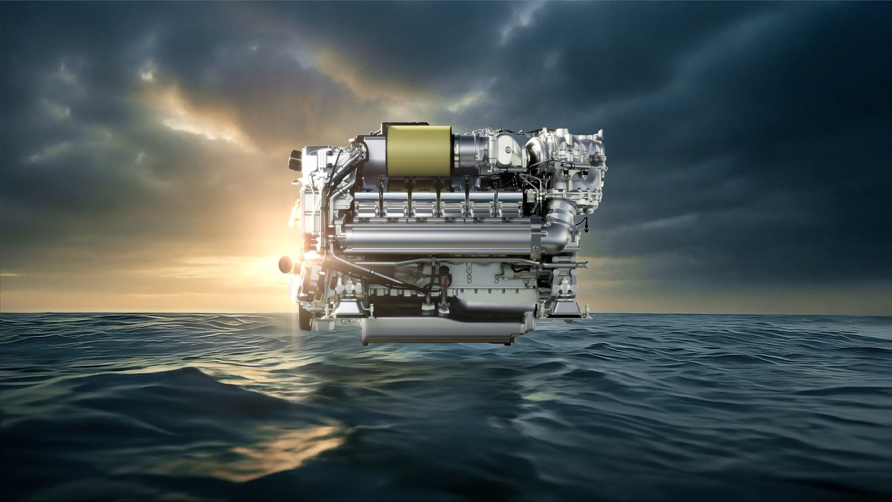 Diesel engine Rolls Royce Solutions America 12V2000S96