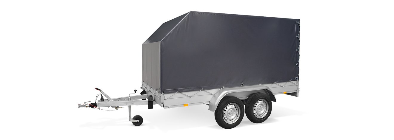 Trailer Anssems OPEN WAGEN MET HUIF