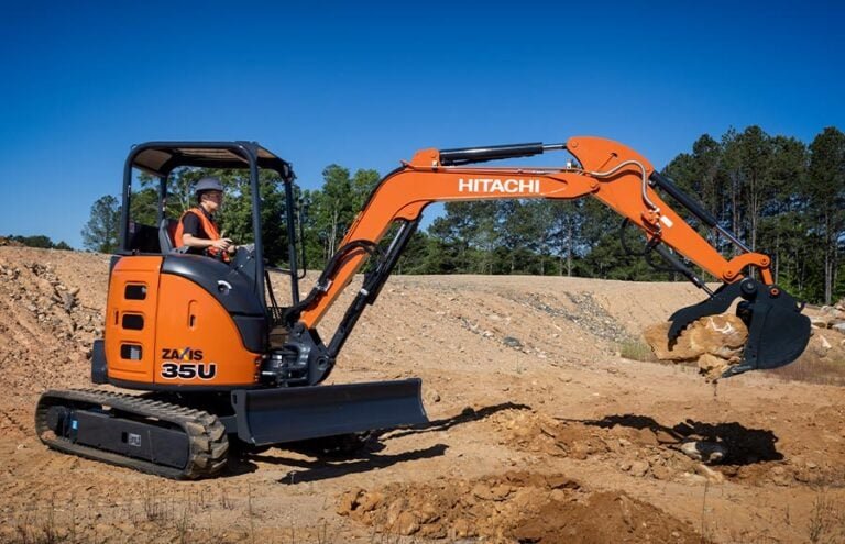 Mini excavators Hitachi ZX35U-3