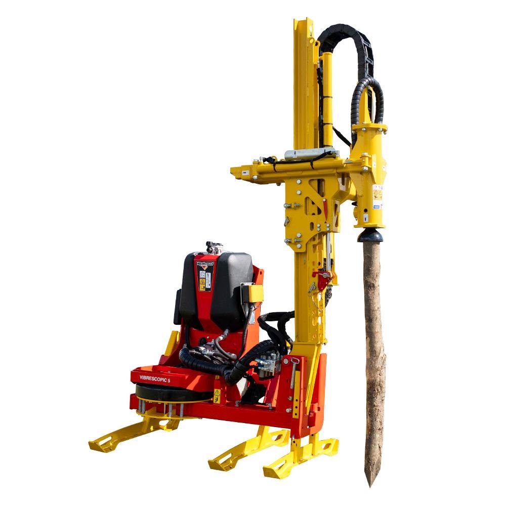 Excavator attachments RABAUD Post Drivers