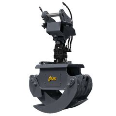 AMI Attachments Log Grapple With Live Tine