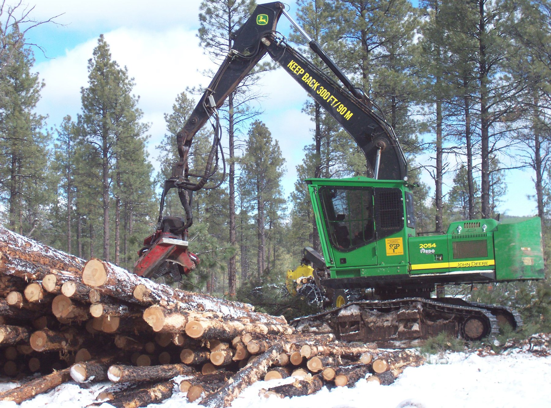 Excavator John Deere 2054 Road Builder