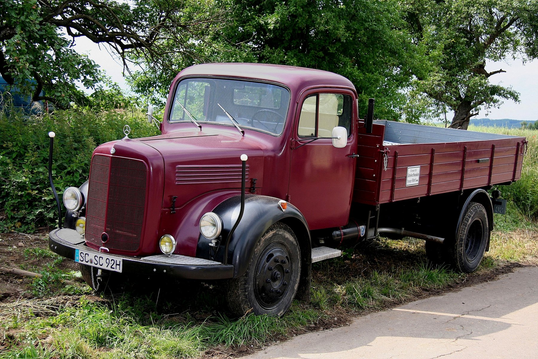 Truck Mercedes Benz L508 D(G)/3500