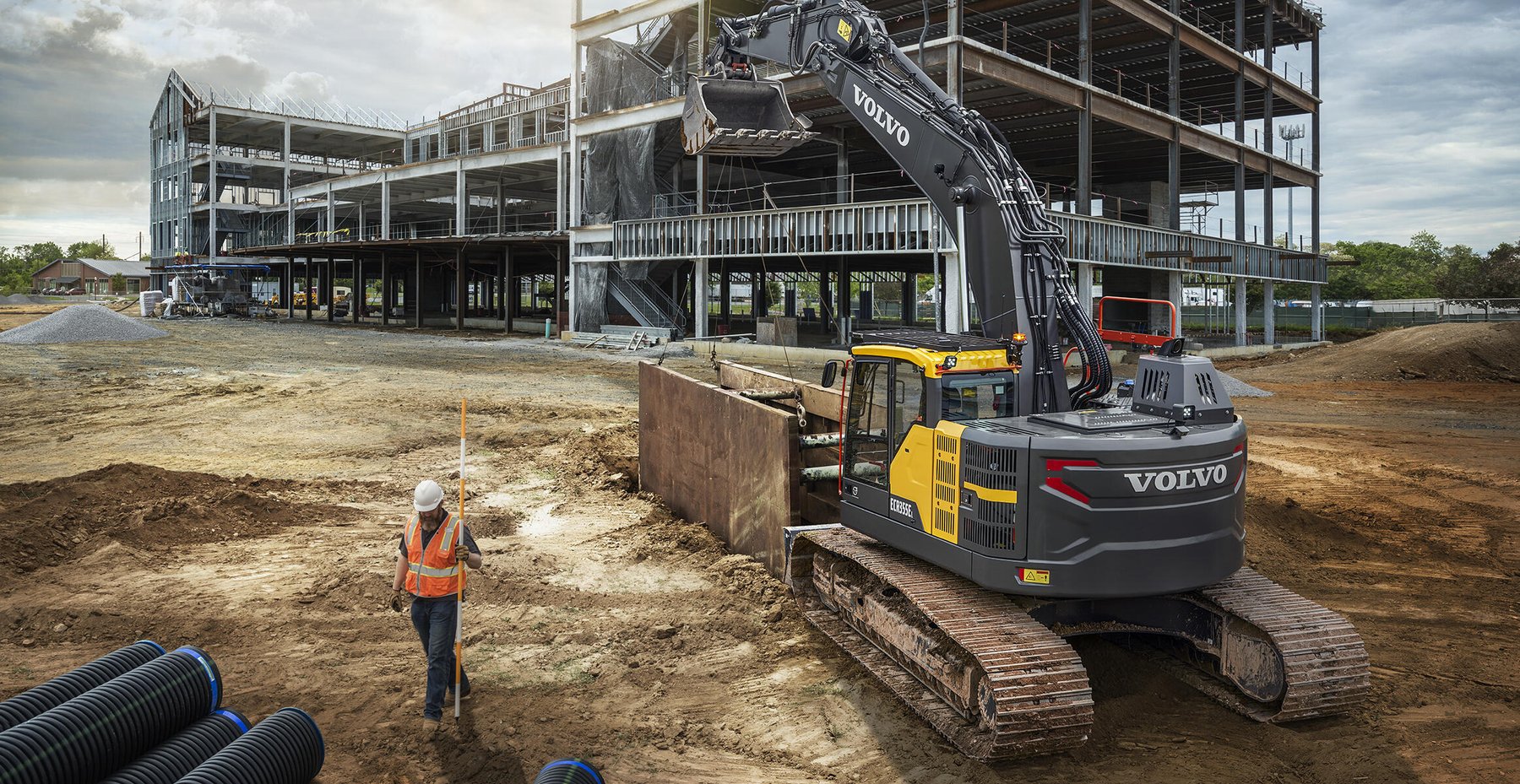 Excavator Volvo CE Crawler Excavator ECR355E