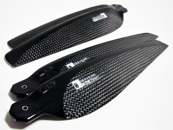 Propeller für Drohnen KDE Direct KDE-CF185-DP Dual-Edition Propeller Blades 18.5x6.3