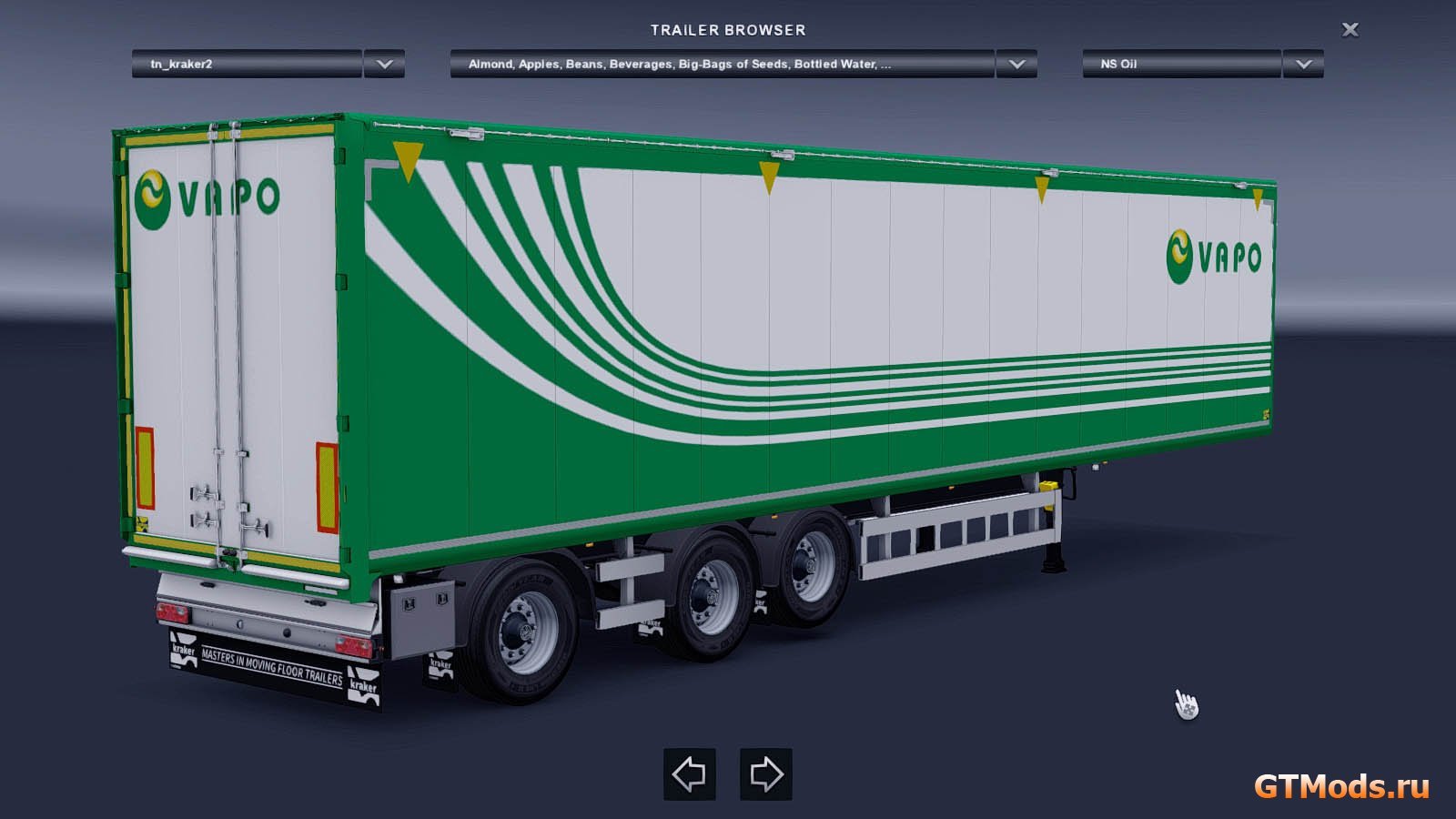 Anhänger De Kraker CF-ETS2