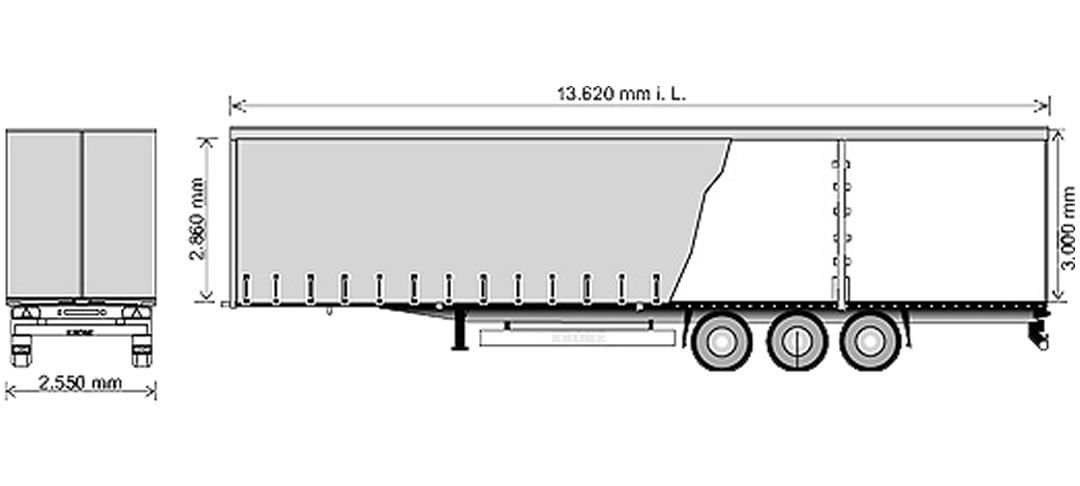 Anhänger Krone SDP 20ZLNZ-CS