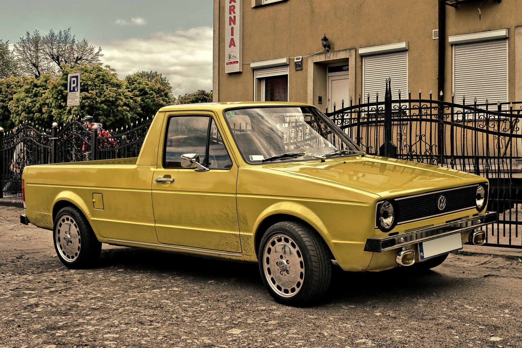 Van Volkswagen CADDY-14D-PICK UP