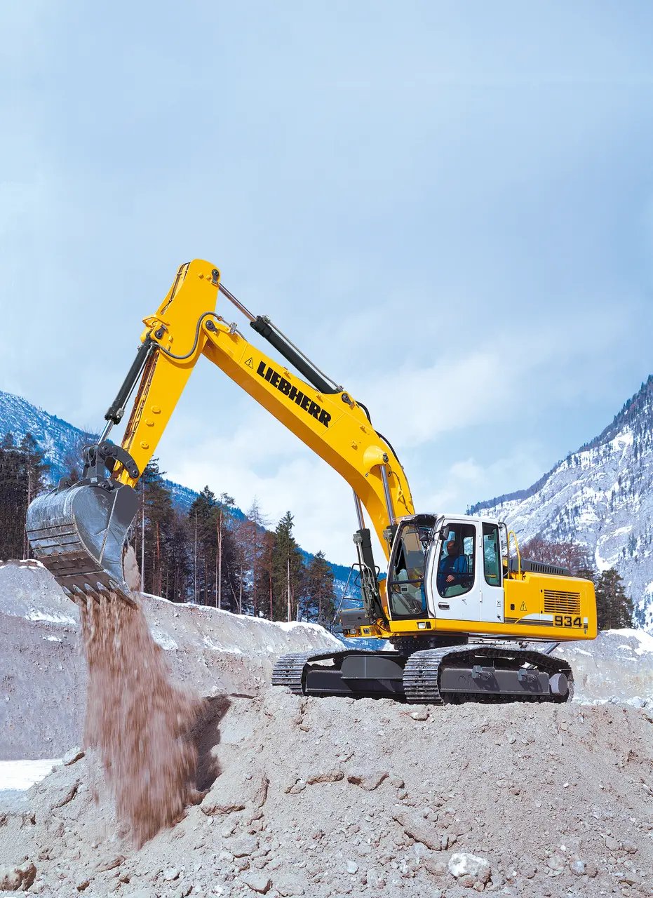 Materialumschlag Liebherr ER 934 C High Rise Litronic