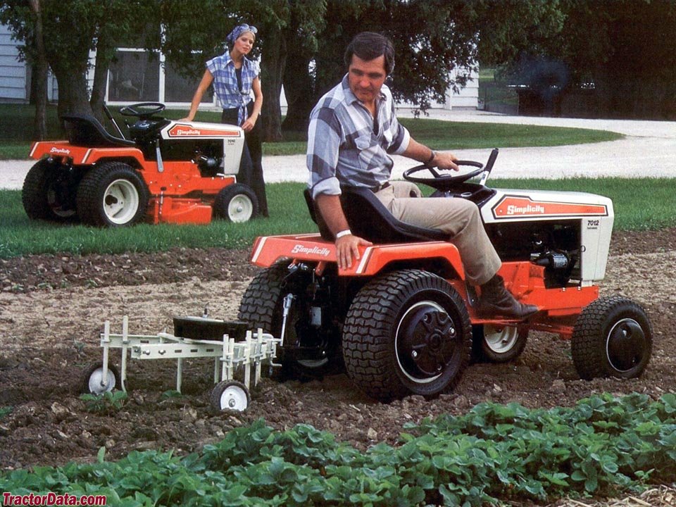 Ride-on mowers Simplicity 7012
