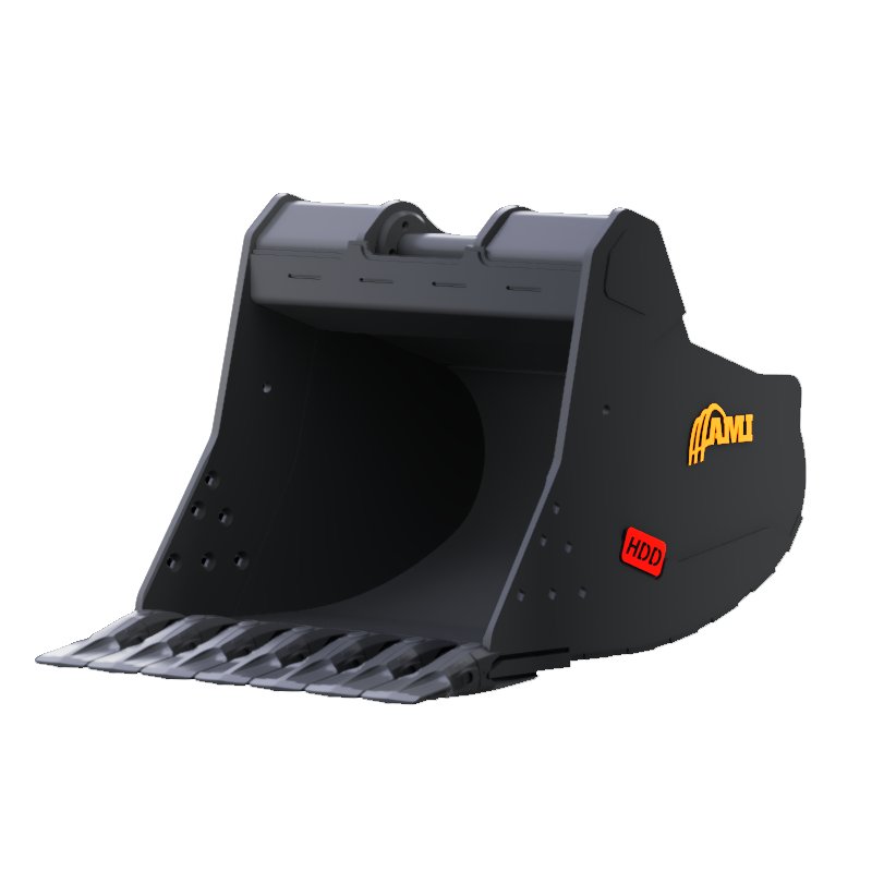 Buckets AMI Attachments Recessed Lug Heavy Duty Digging Bucket – Spade Tooth