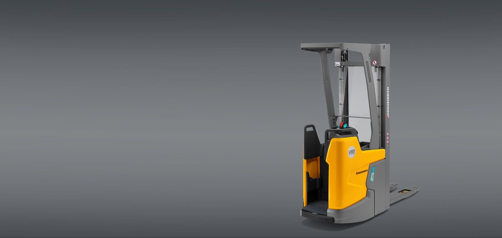 Pallet truck Jungheinrich ERC 214 - mit Plattform