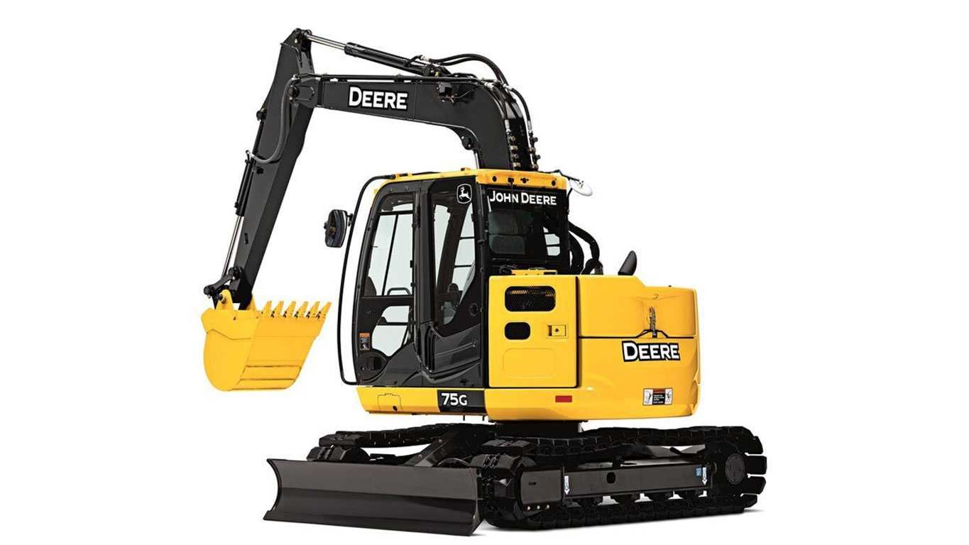 Minikoparki John Deere 75G