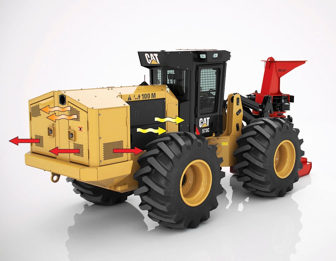 Forstmaschine Caterpillar 553