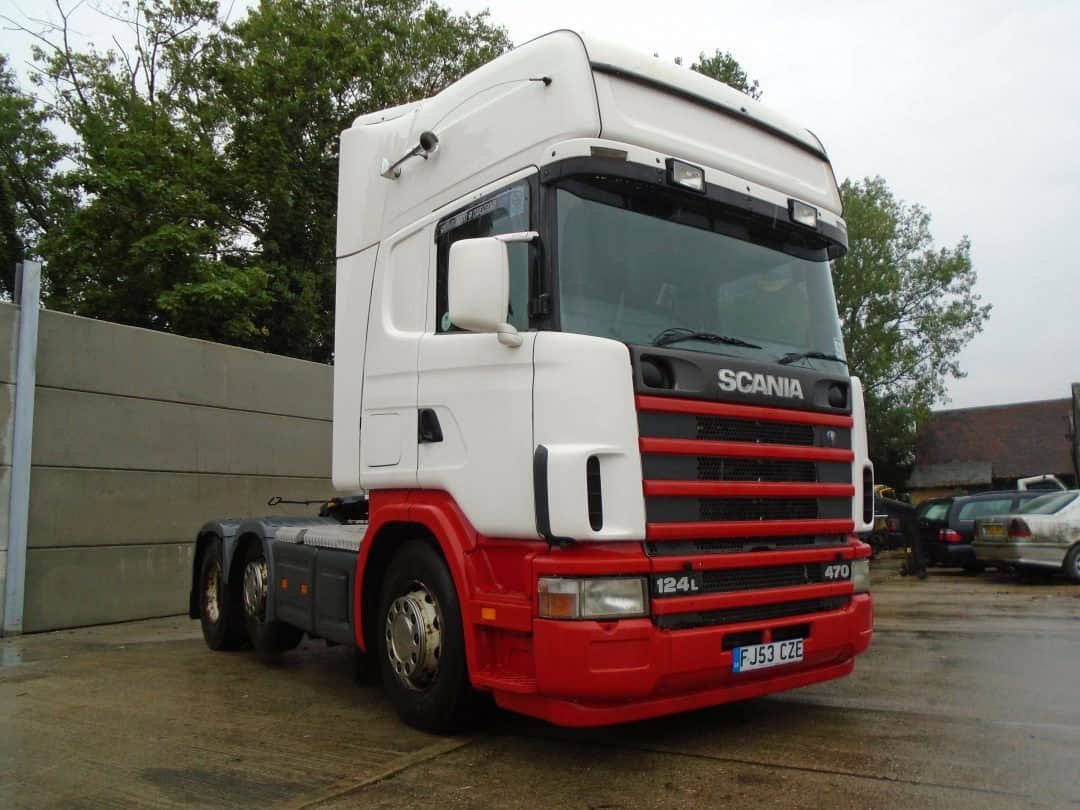 Truck Scania R 124 G-6X2/470+132