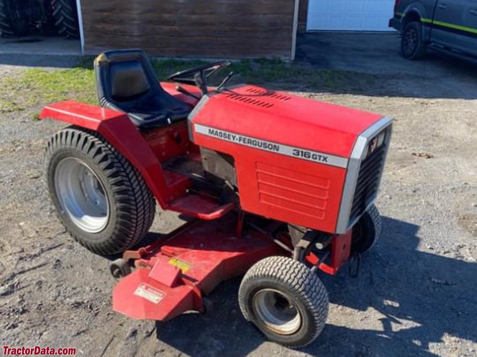 Ride-on mowers Massey Ferguson 316GTX