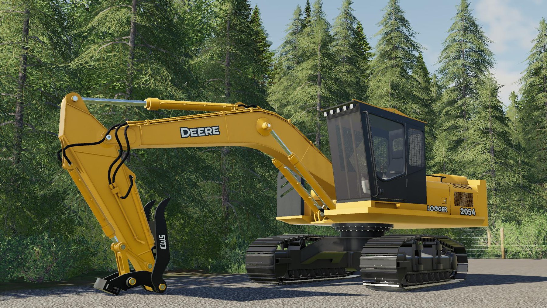 Bagger John Deere 2054 Road Builder