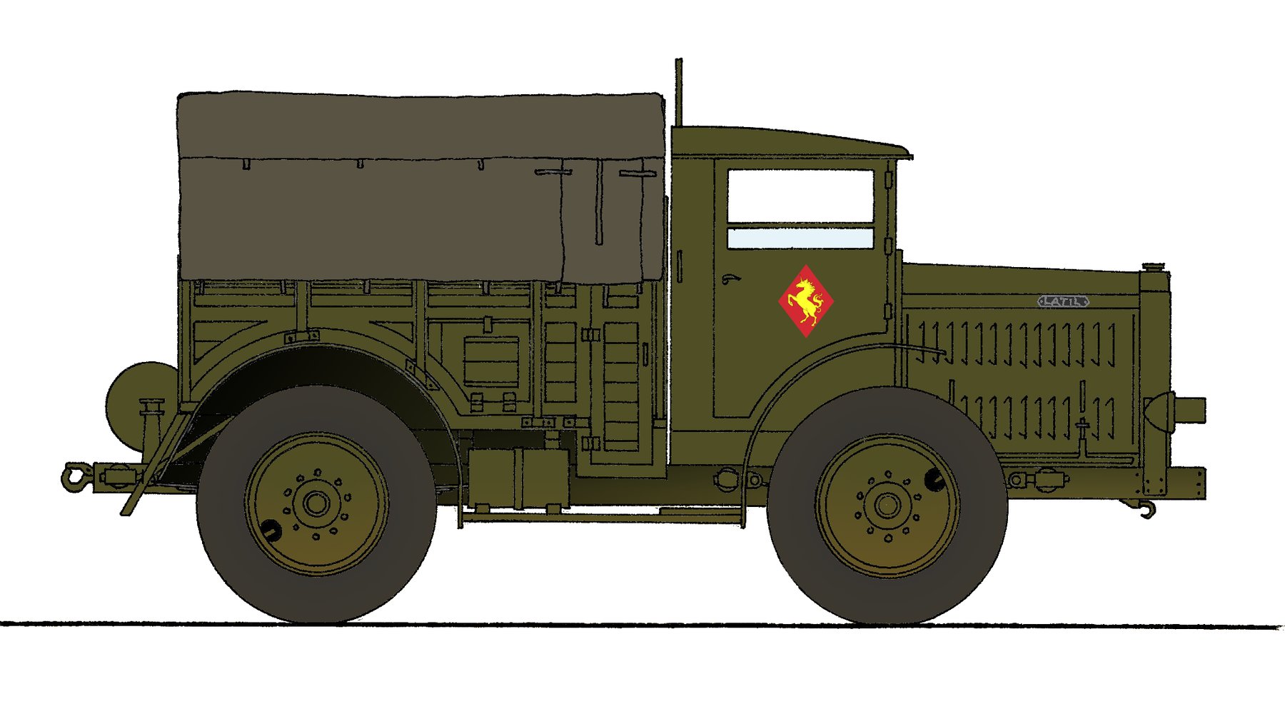 Historic military vehicles Latil TAR H2
