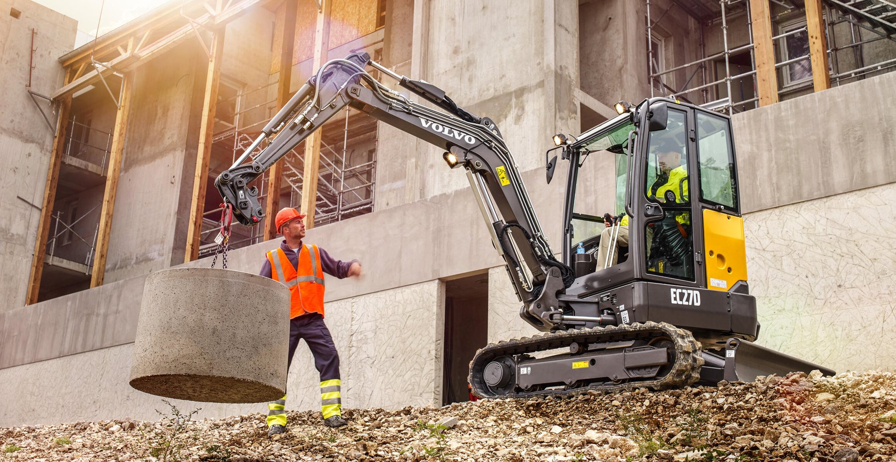 Excavator Volvo CE Compact Excavator EC27D
