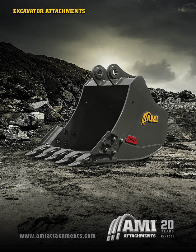 AMI Attachments Heavy Duty Slab Bucket